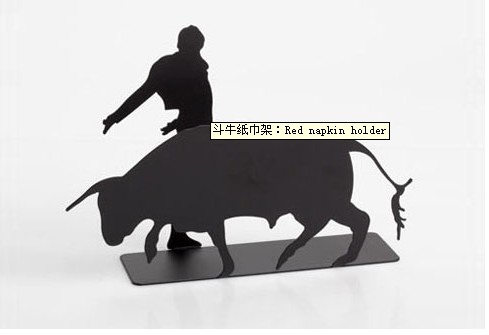 斗牛纸巾架